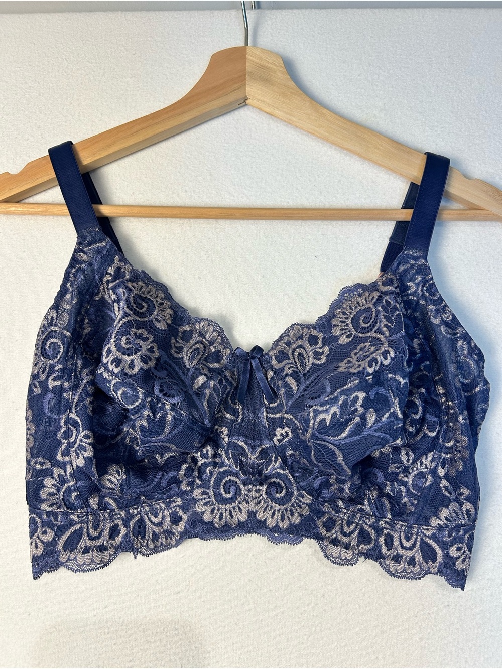 Panache Andorra unwired full cup bra in vintage blue. BNWT.